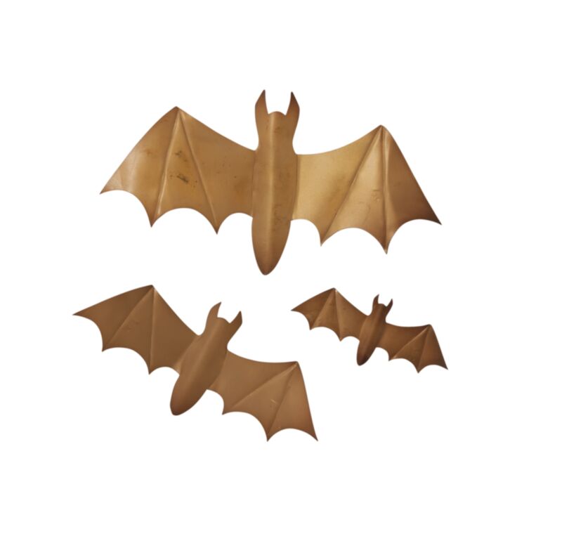Winged Bat Wall Decor – Set of 3