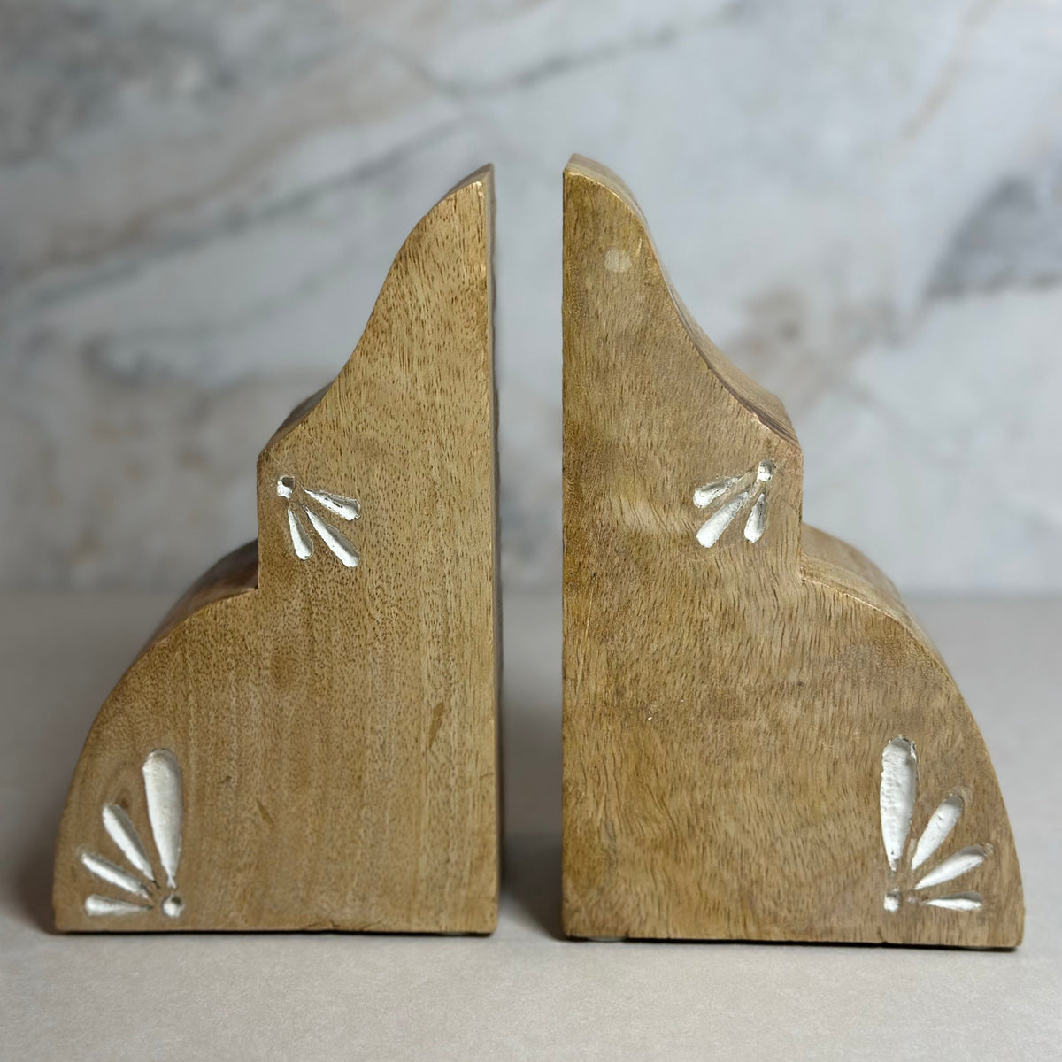 Lana Floral Bookends - Set of 2-The Imperfect Edit