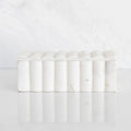 Fluted Box Marble Scallop Design