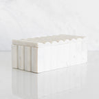 Fluted Box Marble Scallop Design