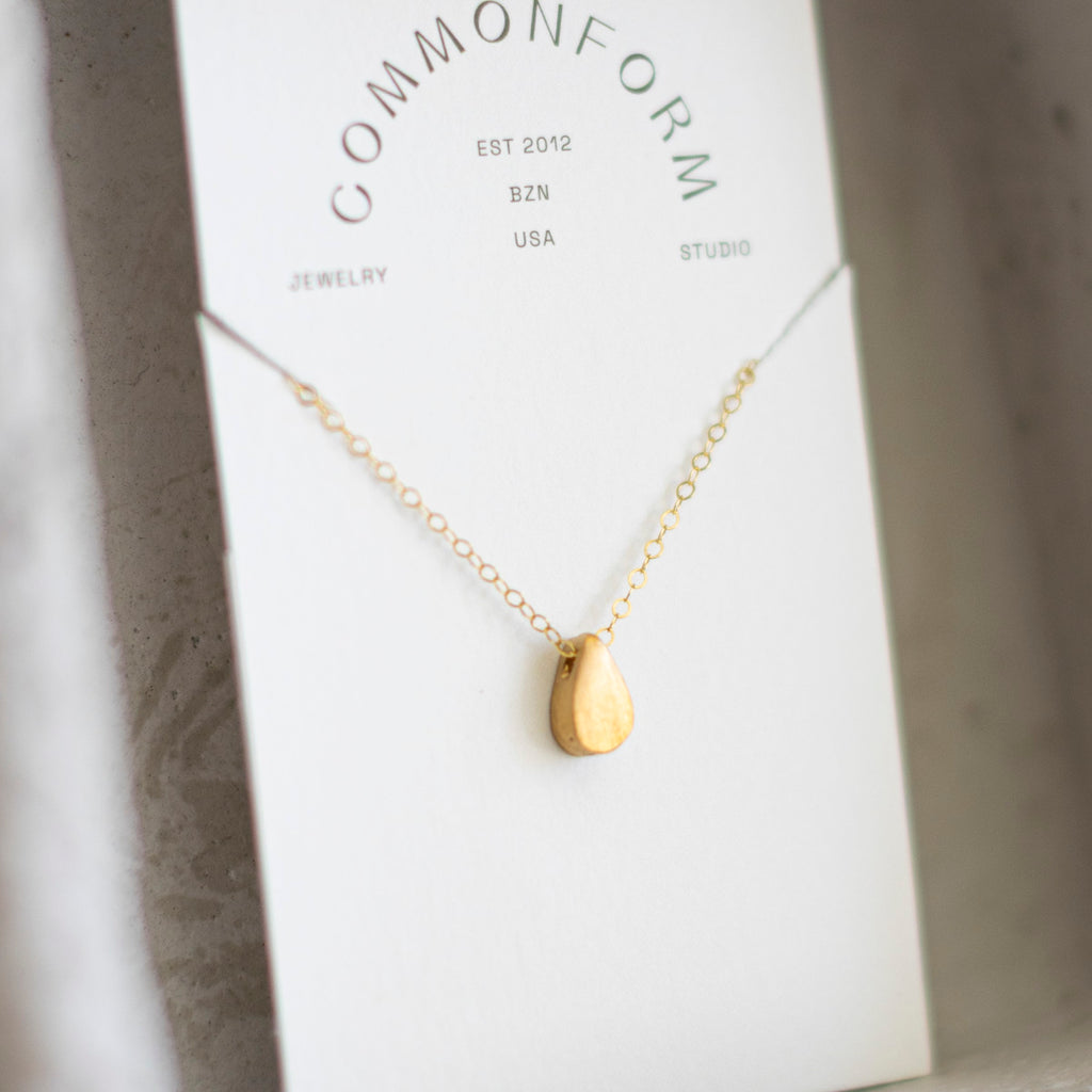 Rain Necklace // Demi-Fine Gold