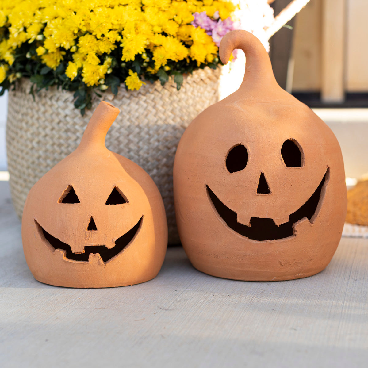 Terracotta Clay Pumpkins