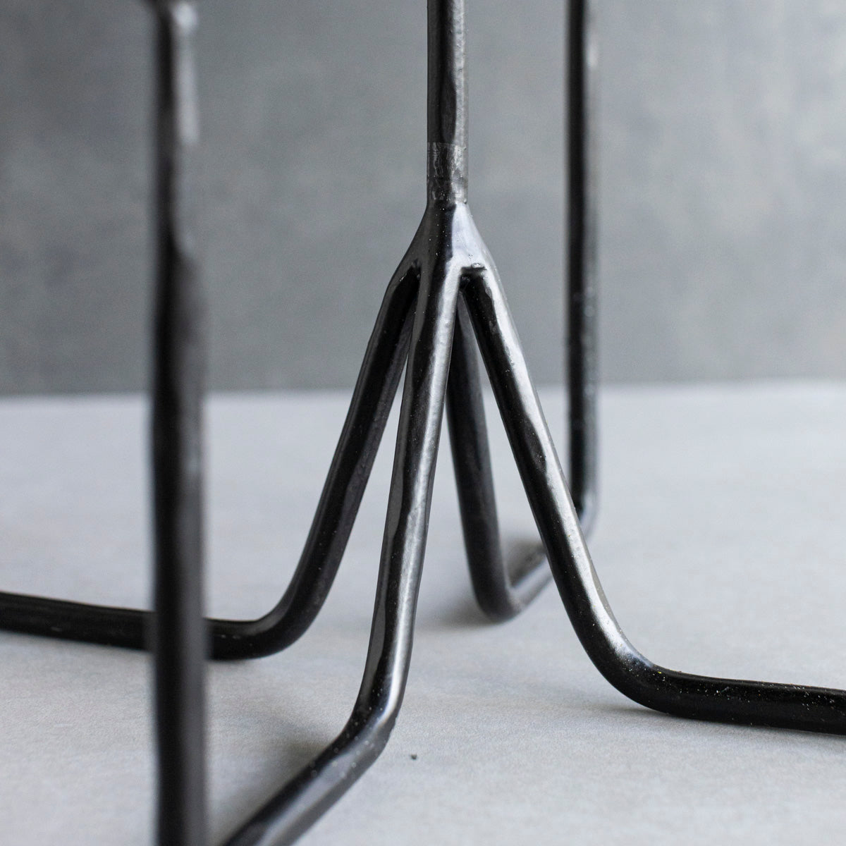 Forged Metal Taper Candle Holder