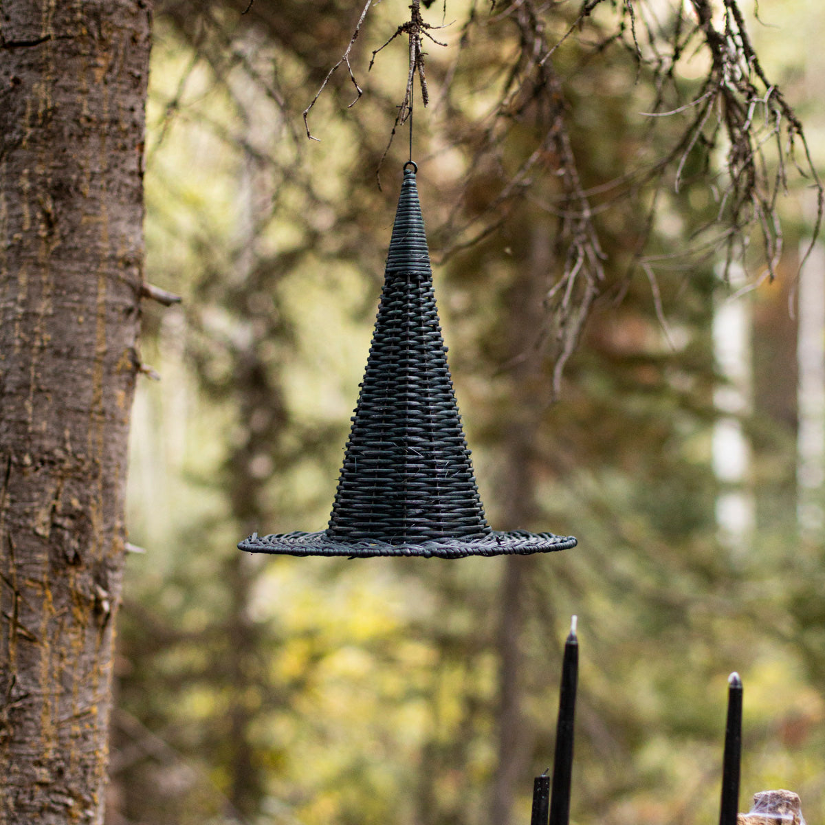 Natural Ratten Witch Hat