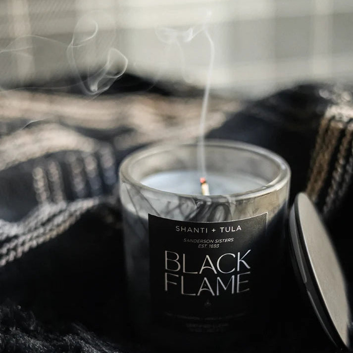 Black Flame Candle