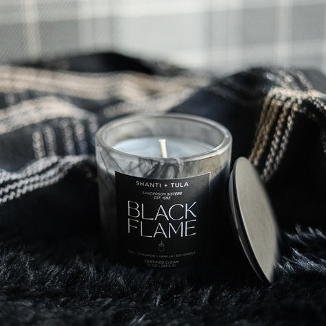 Black Flame Candle